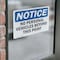 Signmission No Personal Vehicles Beyond This Point OSHA Notice Sign, Vinyl Decal, 14in W x 10in L, 2PK OS-2PACK-NS-D-1014-L-14740 - alternate 3